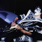 Medium zoom highlighting the rich colour depth of the Ace Frehley 1979 KISS Dynasty fine art print.