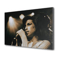 Premium color metal print of Amy Winehouse live in Zurich 2007 on an industrial-grade aluminum panel.