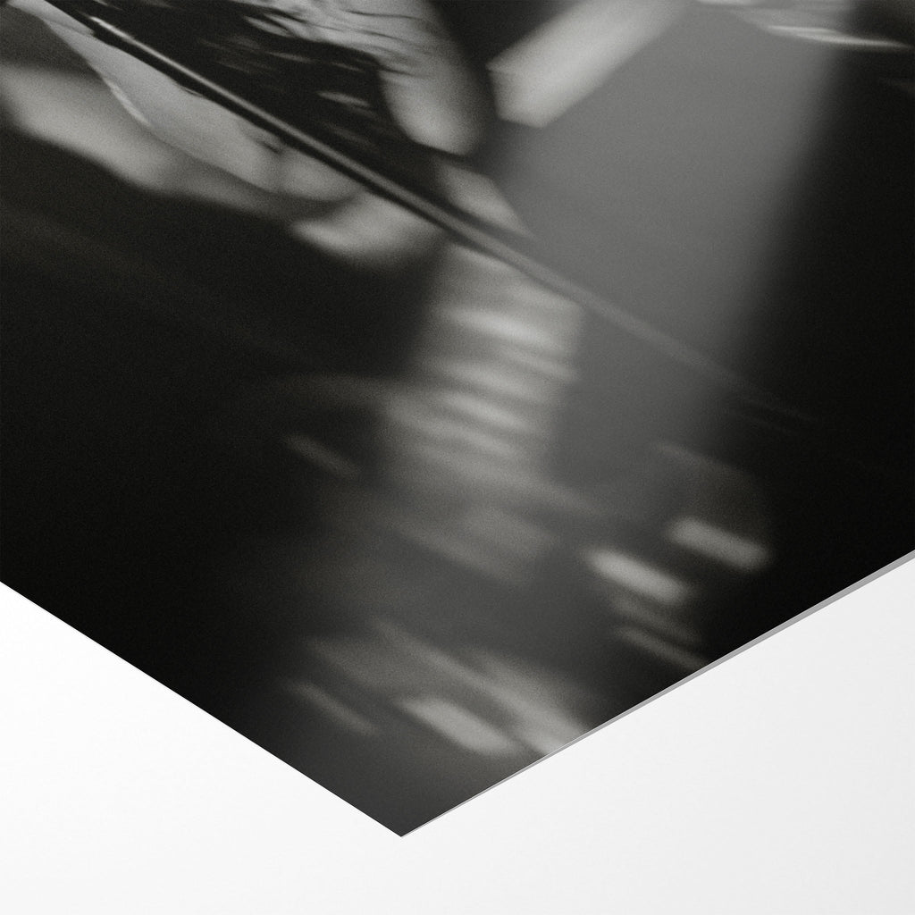 Front close-up showing the deep monochrome contrast and matte finish of the unframed Amy Winehouse 2008 Grammys art print.