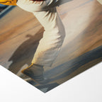 Front close-up of the unframed Freddie Mercury 1986 Wembley colour portrait poster