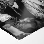Front close-up showing the deep noir contrast and matte finish of the unframed Goodfellas black and white art print.