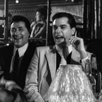 Medium zoom highlighting the rich black and white tonal range of the Goodfellas 1990 Bamboo Lounge fine art print.