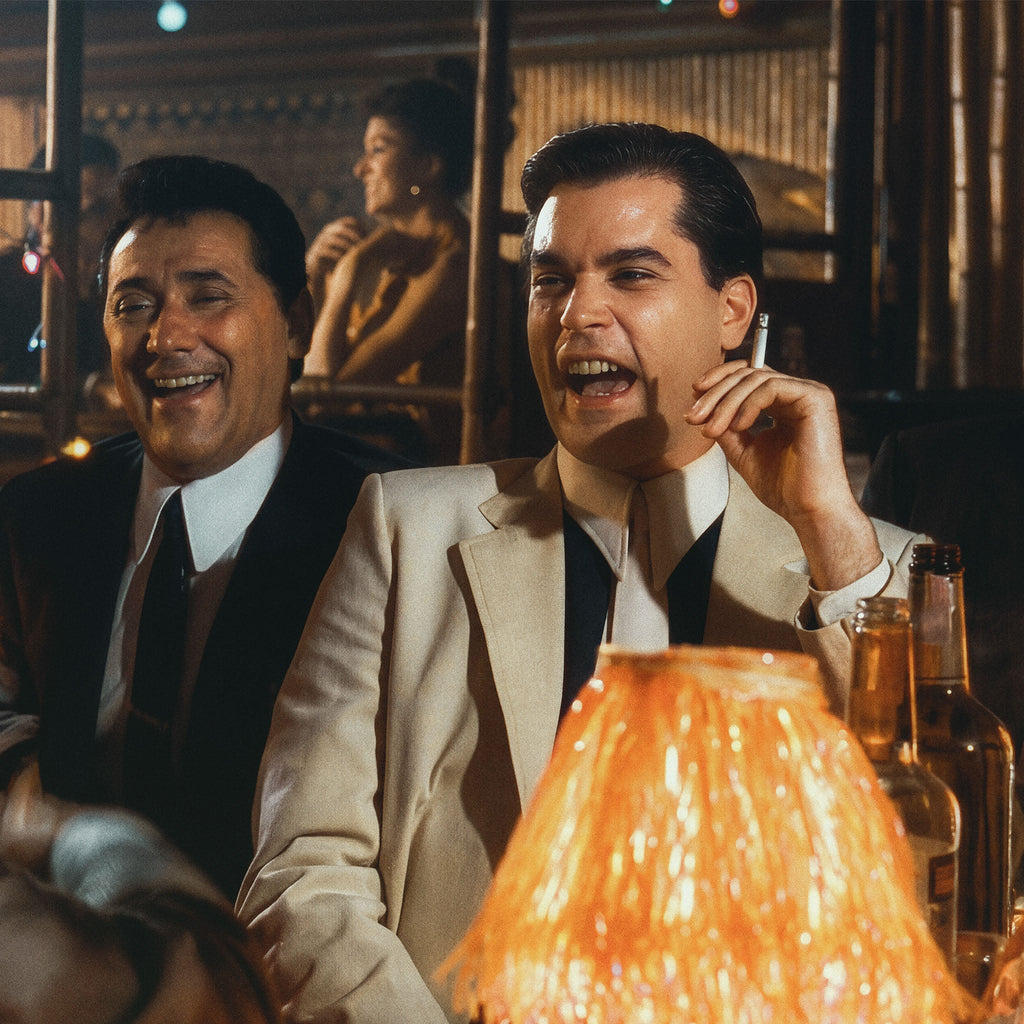 Medium zoom highlighting the warm cinematic colour depth of the Goodfellas 1990 Bamboo Lounge fine art print.