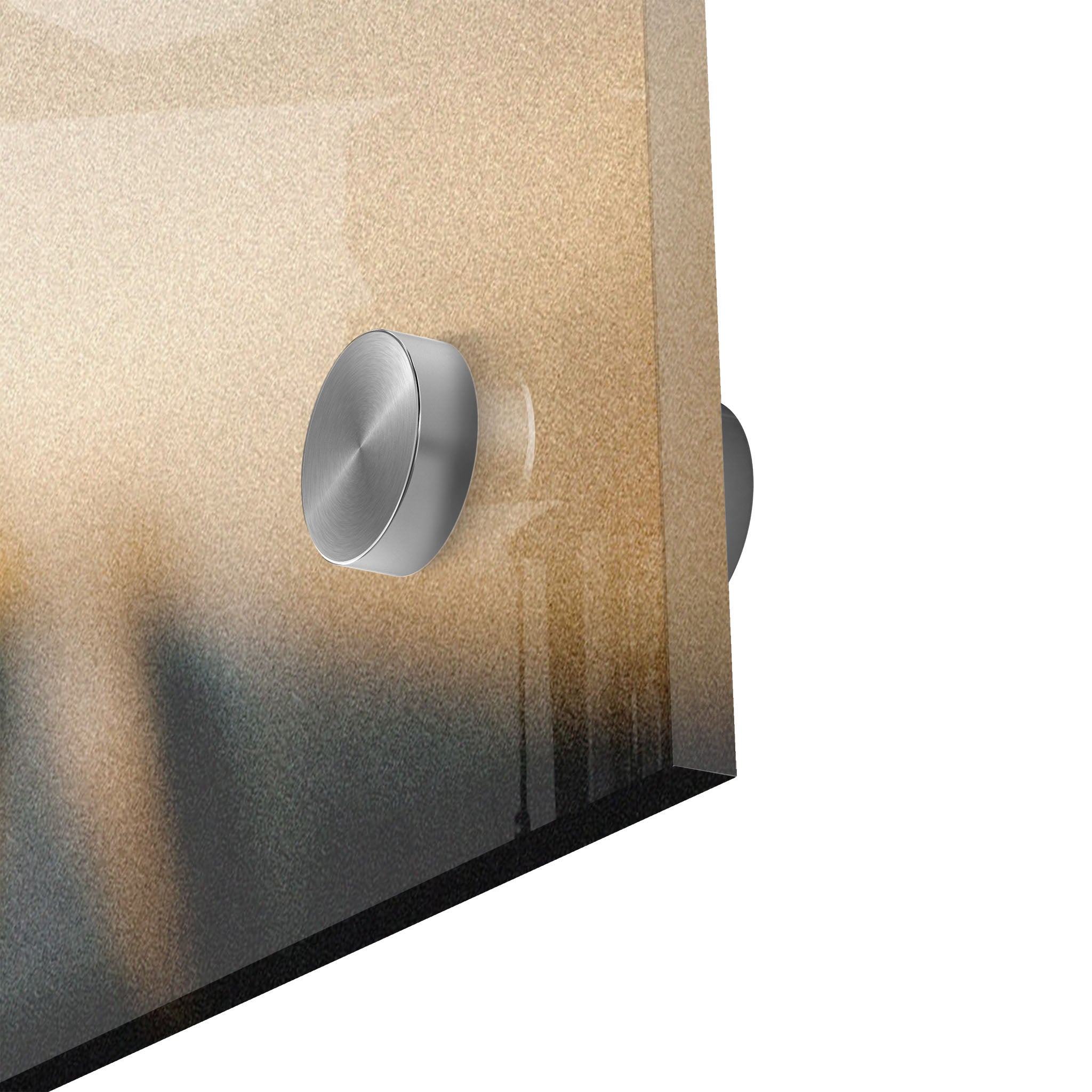 Close-up of the depth and polished edge of the Jimi Hendrix acrylic print