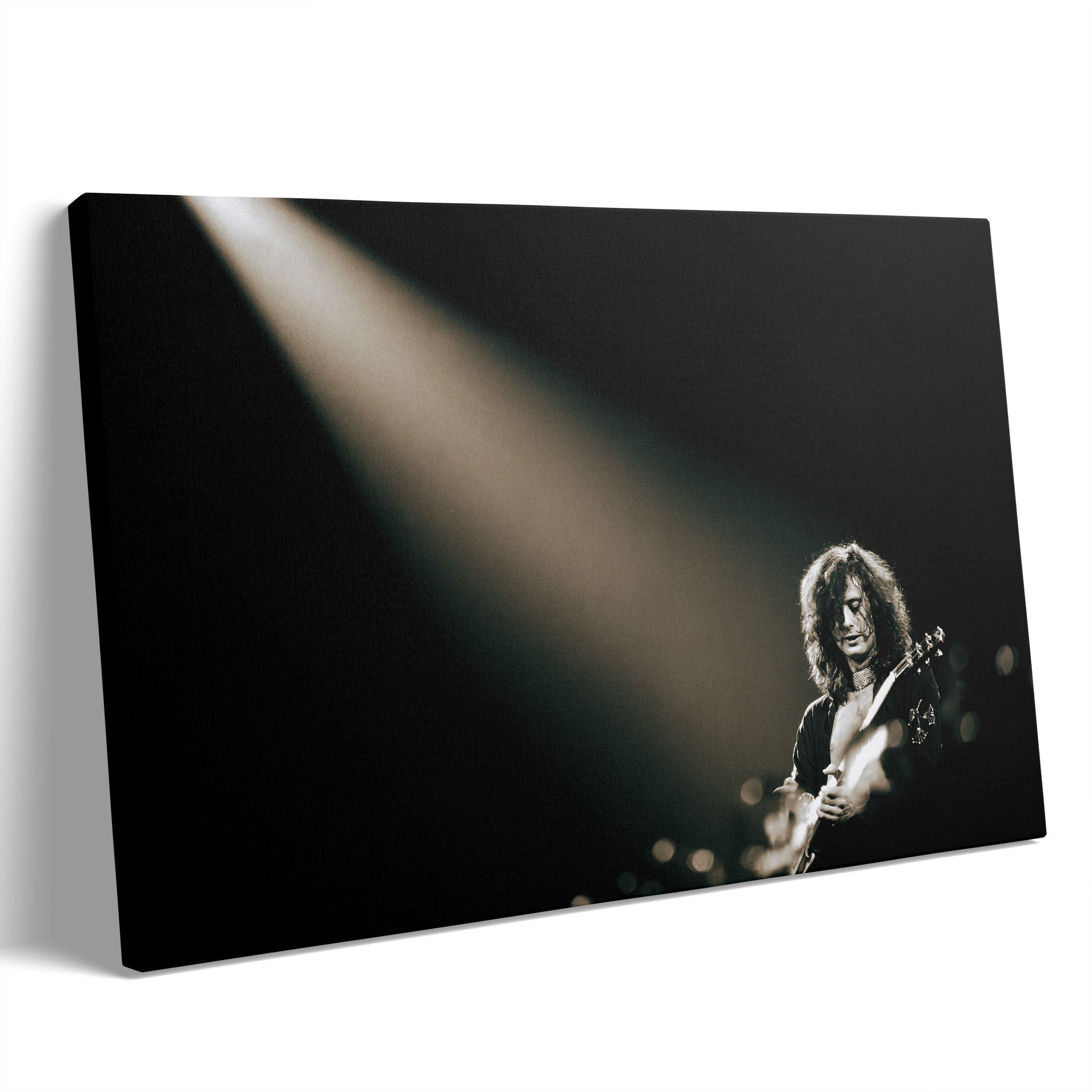 Jimmy Page 1975 MSG gallery-wrapped canvas print