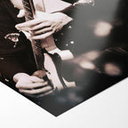 Front close-up of the unframed Jimmy Page 1975 MSG portrait poster