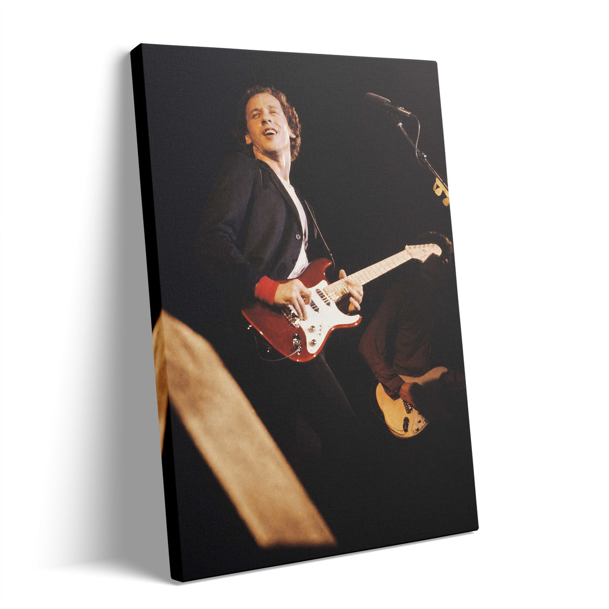 Mark Knopfler 1980 color gallery-wrapped canvas print