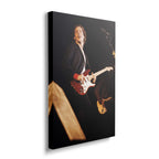 Gallery-wrapped color canvas of Mark Knopfler playing live in Atlanta