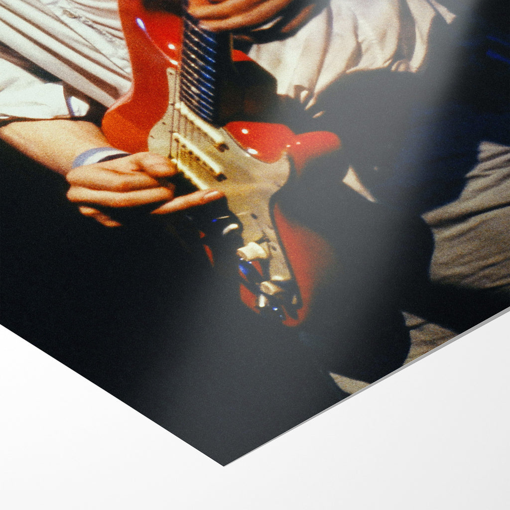 Front close-up of the unframed Mark Knopfler 1978 West Berlin color poster