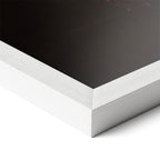 Corner close-up of the Ozzy Osbourne color poster in a white frame