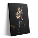 Ozzy Osbourne and Randy Rhoads 1982 colour gallery-wrapped canvas print