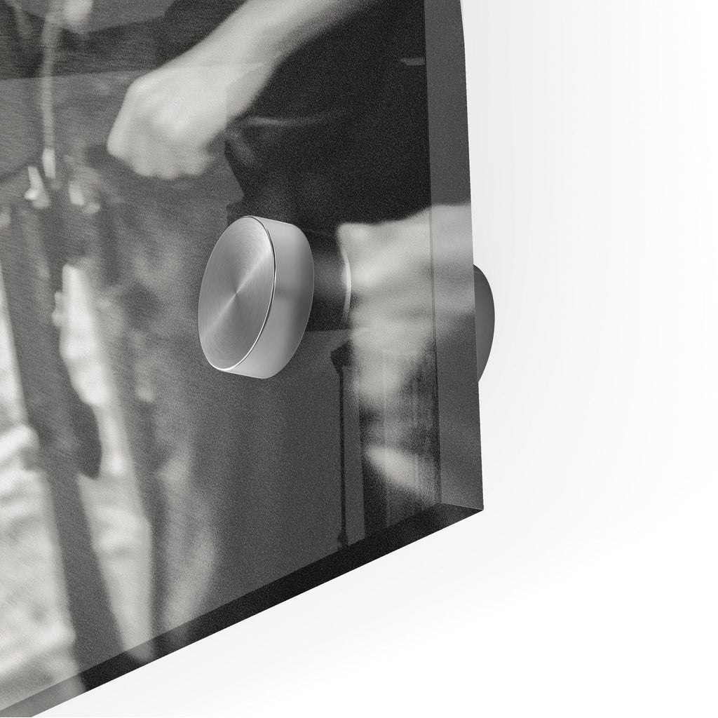 Close-up of the depth and polished edge of the Apocalypse Now Kilgore acrylic print