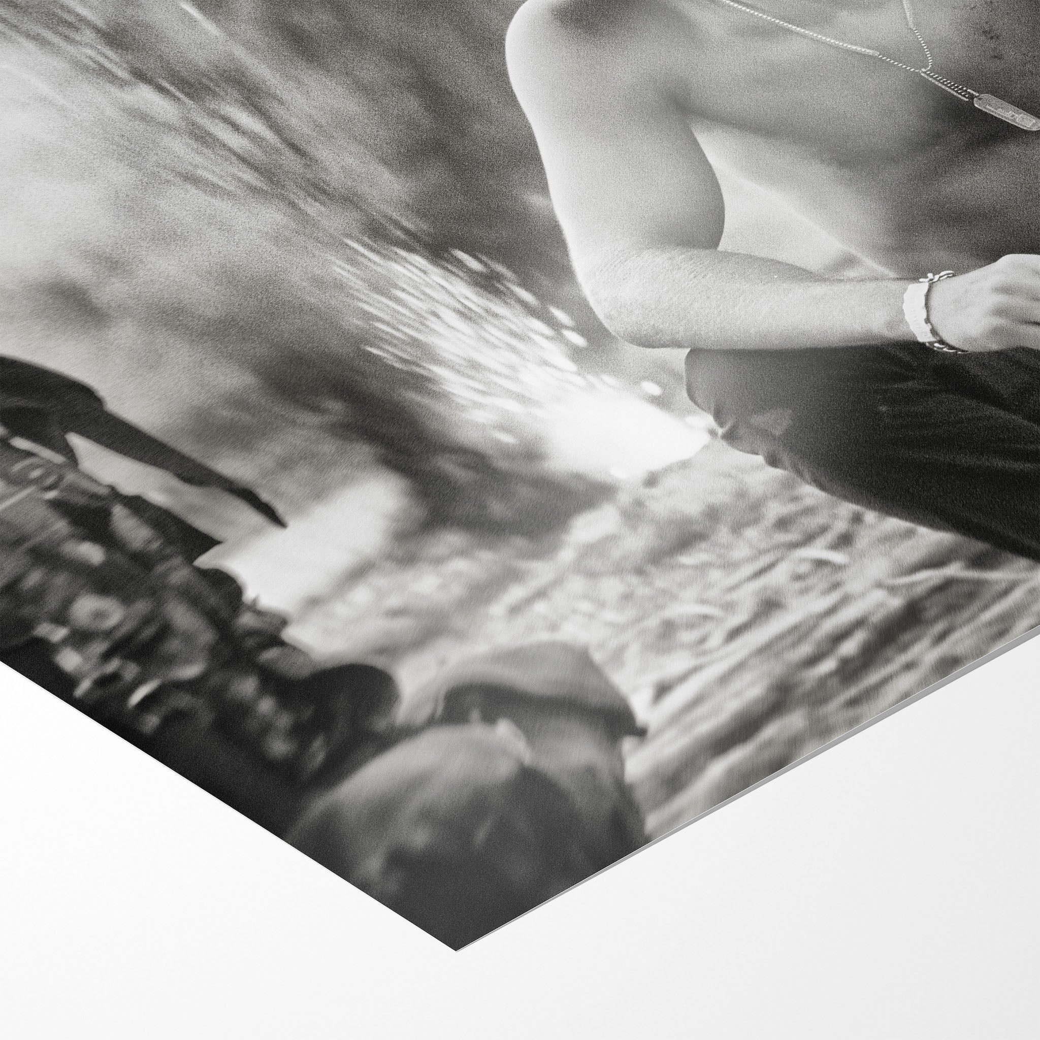 Front close-up of the unframed Robert Duvall Kilgore Apocalypse Now black and white poster