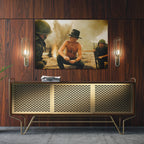 Sleek aluminum colour metal print of Kilgore in Apocalypse Now