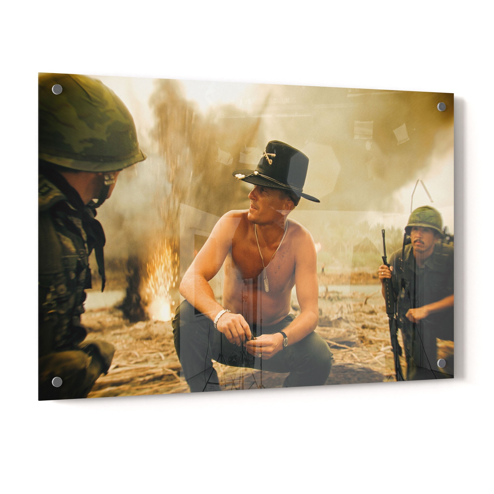 Apocalypse Now Kilgore colour acrylic glass print with a glossy finish