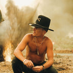 Zoomed detail of Robert Duvall as Kilgore in his Air Cavalry Stetson in full colour