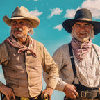 Zoomed detail of Robert Duvall as Gus and Tommy Lee Jones as Call in full colour