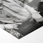 Front close-up of the unframed Lonesome Dove Gus and Call black and white portrait poster