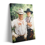 Lonesome Dove Gus and Call colour gallery-wrapped canvas print