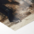 Front close-up of the unframed Butch Cassidy and the Sundance Kid colour portrait poster