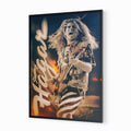 Sammy Hagar Van Halen 1988 OU812 colour print on sleek aluminium metal