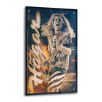 Sammy Hagar Van Halen 1988 OU812 colour print on glossy acrylic glass