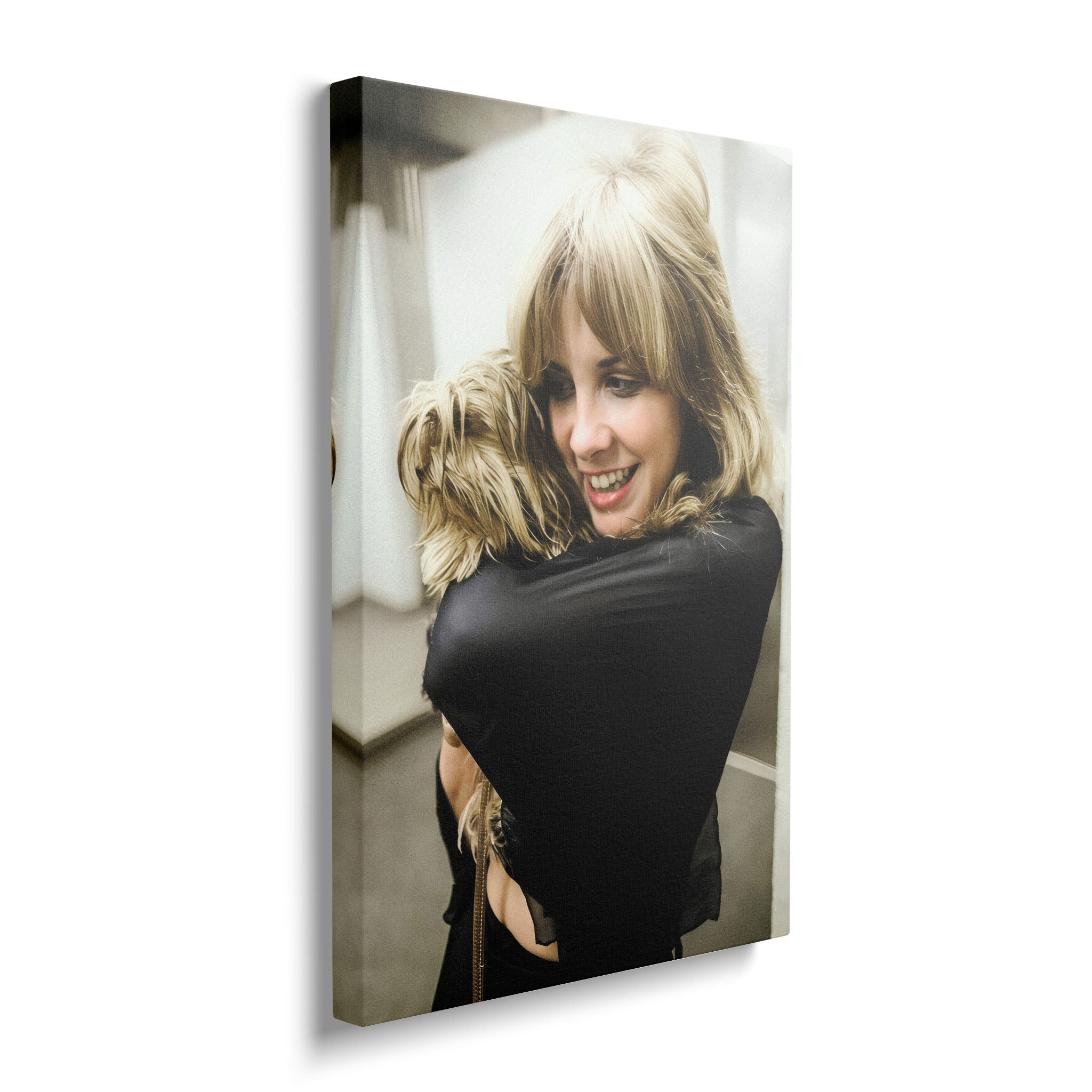 Gallery-wrapped canvas of the Stevie Nicks Fleetwood Mac colour portrait