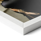 Corner close-up of the Stevie Nicks colour portrait in a classic white frame