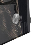 Close-up of the glossy edge and depth of the Stevie Nicks 1970s live colour acrylic print