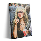 Stevie Nicks 1979 Tusk Tour boho candid colour portrait on gallery-wrapped canvas