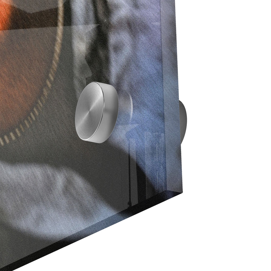 Close-up of the glossy edge and depth of the Stevie Nicks 1979 Tusk Tour colour acrylic print