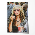 Stevie Nicks Fleetwood Mac 1979 Tusk Tour backstage candid colour art print, unframed poster preview