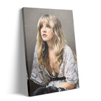 Stevie Nicks 1976 Rumours era bohemian colour portrait on gallery-wrapped canvas