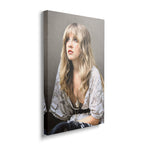 Gallery-wrapped canvas of the Stevie Nicks Fleetwood Mac 1976 colour portrait