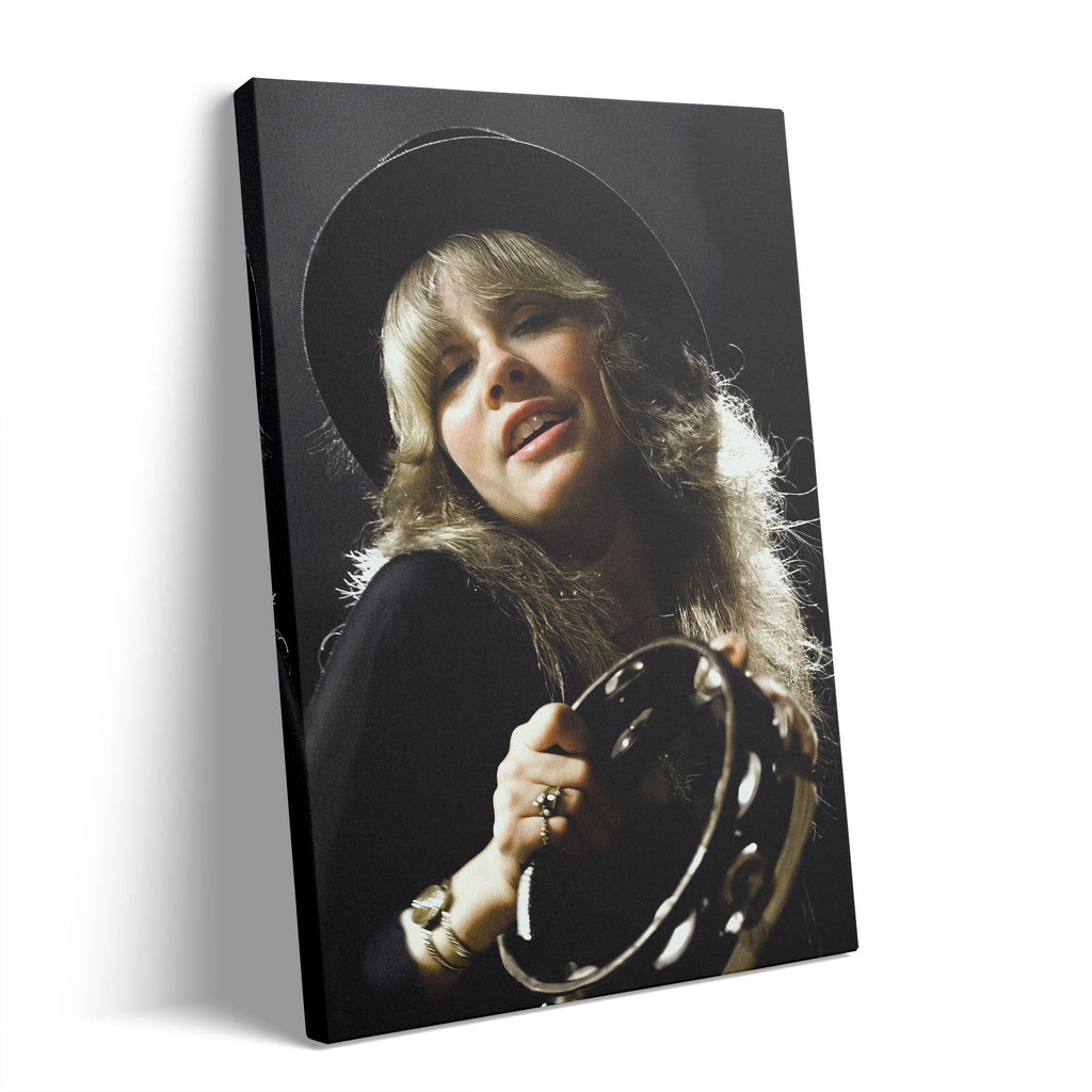 Stevie Nicks 1977 Rumours Tour Oakland Day on the Green colour concert portrait on gallery-wrapped canvas
