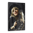 Stevie Nicks 1977 Rumours Tour Oakland Day on the Green colour concert portrait on glossy acrylic glass