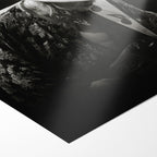 Front close-up of the unframed Stevie Ray Vaughan 1985 Soul to Soul black and white concert poster print