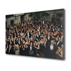 The Shining Overlook Hotel July 4th Ball 1921 colour-restored final shot on sleek aluminium metal