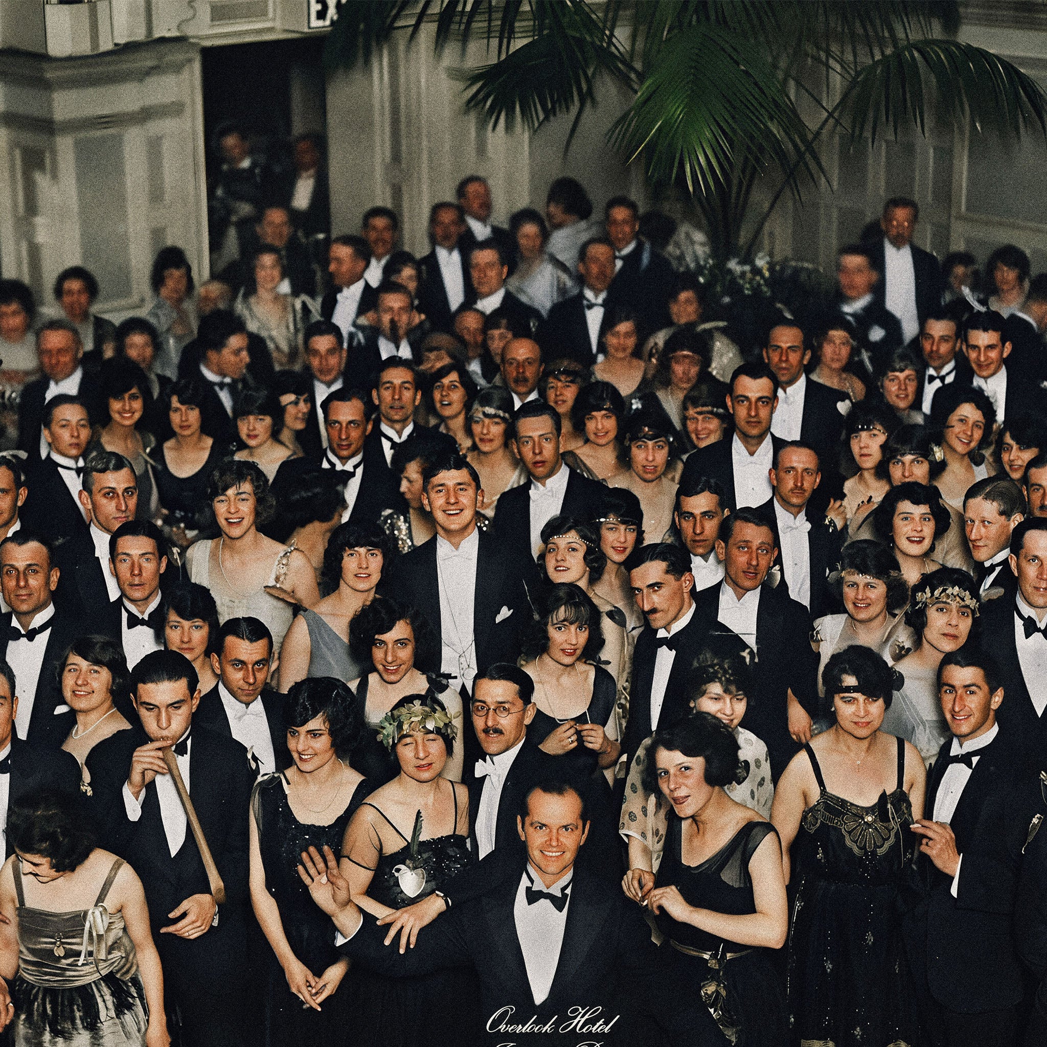 Medium zoom highlighting the crisp detail and vivid colour of the Shining Overlook Hotel 1921 print
