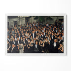 The Shining Overlook Hotel July 4th Ball 1921 colour-restored final shot in a classic white poster frame