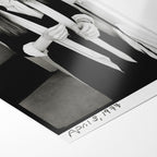 Front close-up of the unframed Diane Keaton 1977 portrait poster in black and white